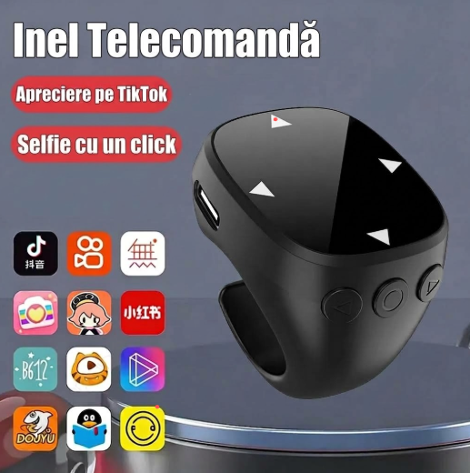 Inel Inteligent Bluetooth: Control TikTok, Citit și Selfie-uri