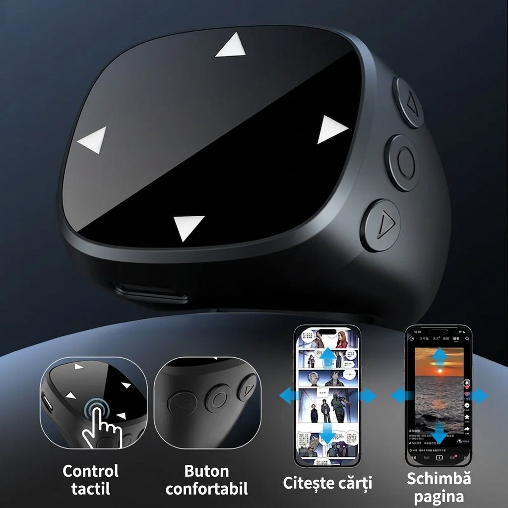 Inel Inteligent Bluetooth: Control TikTok, Citit și Selfie-uri