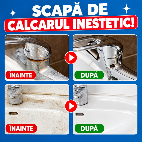 Spray Spumant Anticalcar pentru Curățarea Băii